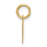 10k Yellow Gold Scorpio Zodiac Pendant, Celestial Astrology Charm for Women or Unisex