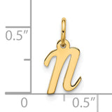 10k Yellow Gold Scorpio Zodiac Pendant, Celestial Astrology Charm for Women or Unisex