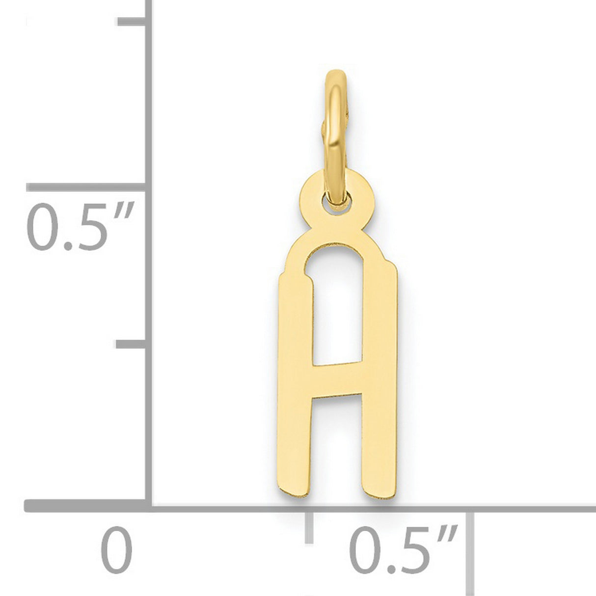 10k Yellow Gold Chai Pendant, Hebrew Symbol of Life, Unisex Jewish Charm Jewelry
