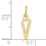 10k Yellow Gold Goddess Pendant with Feminine Symbol, Modern Pagan Amulet for Women