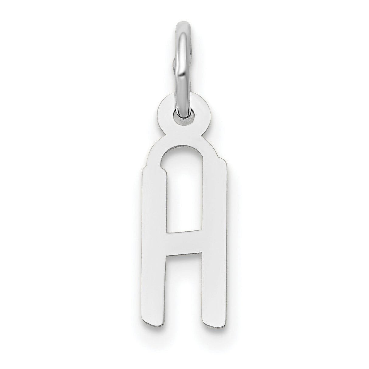 10k White Gold Chai Pendant, Hebrew Symbol for Life, Jewish Faith Charm for Women or Unisex
