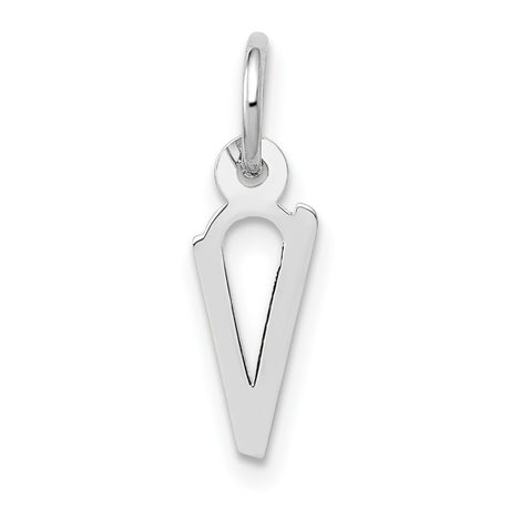 10k White Gold Africa Map Cutout Pendant, Minimalist Afrocentric Heritage Design