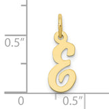 10k Yellow Gold Om Pendant, Hindu Spiritual Symbol Charm for Meditation and Yoga