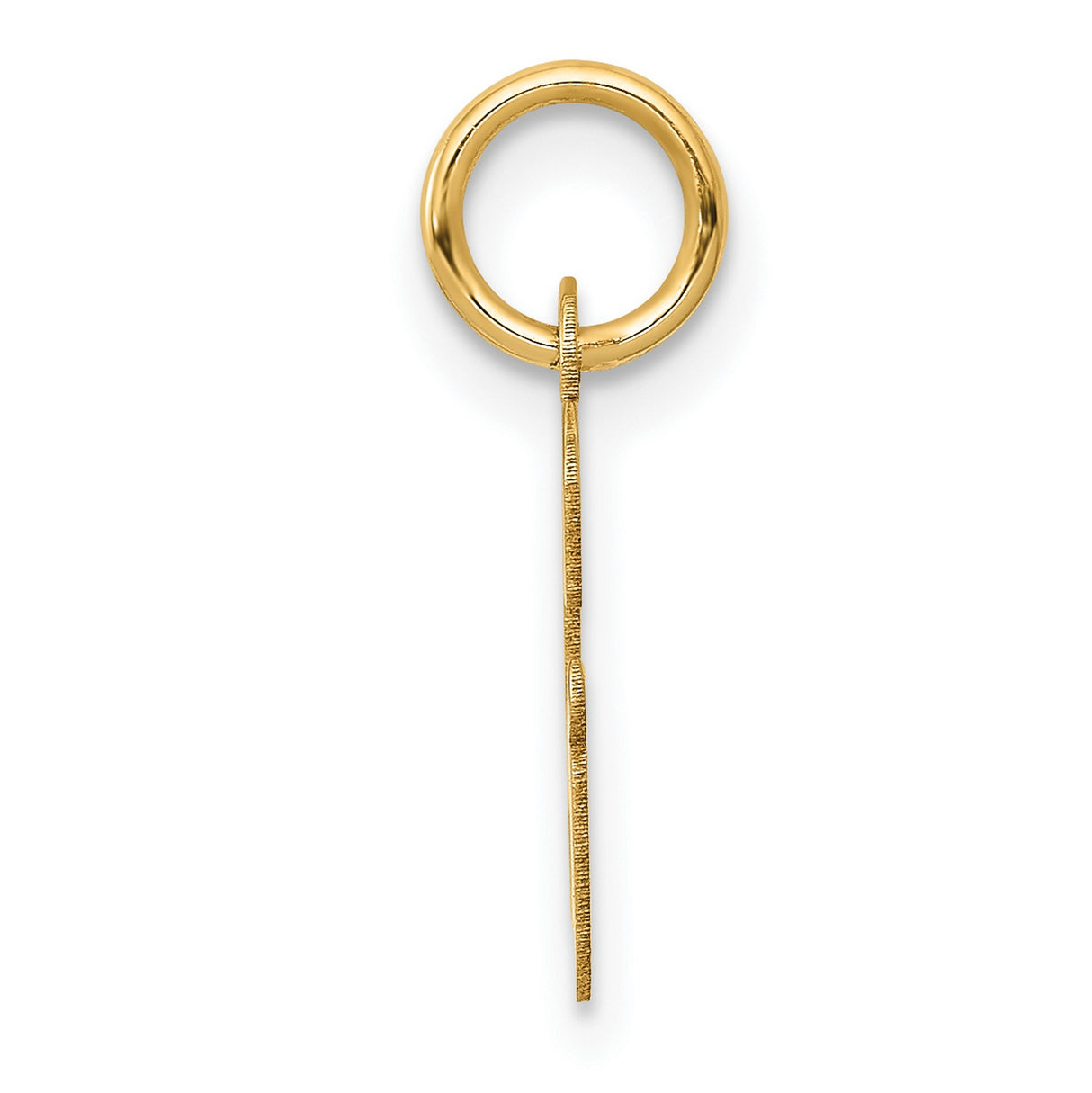 10k Yellow Gold Initial G Pendant Charm, Script Letter Style, Dainty Jewelry for Women