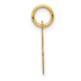 10k Yellow Gold Initial G Pendant Charm, Script Letter Style, Dainty Jewelry for Women