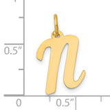 10k Yellow Gold Scorpio Zodiac Pendant, Astrology Symbol Charm for Women or Unisex