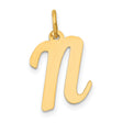10k Yellow Gold Scorpio Zodiac Pendant, Astrology Symbol Charm for Women or Unisex