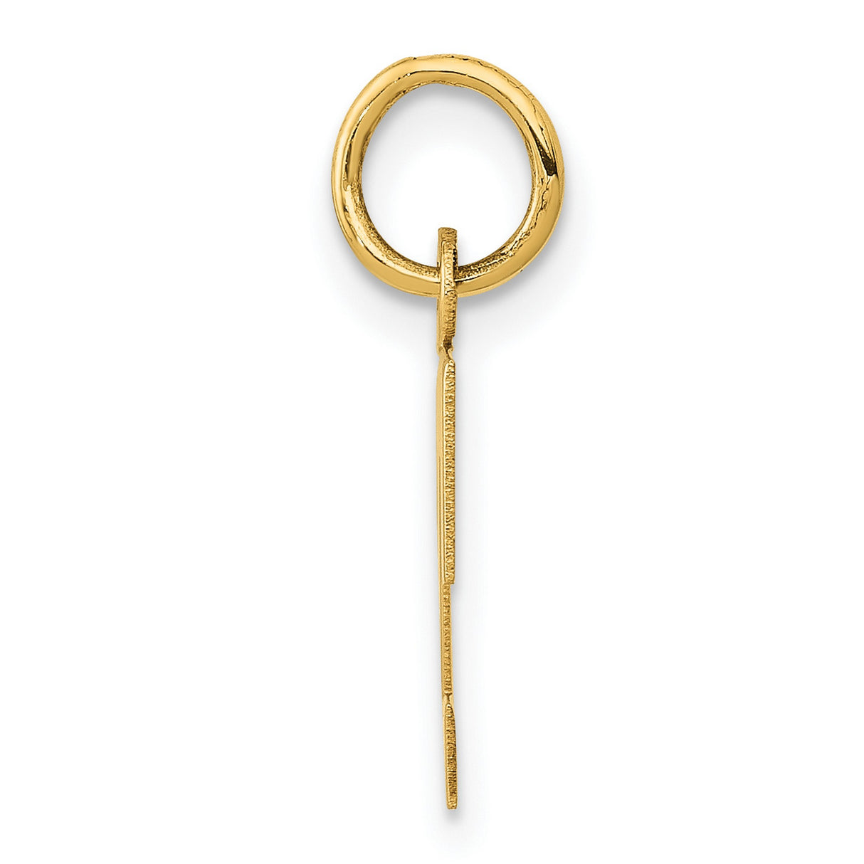 10k Yellow Gold Tau Cross Pendant, Saint Francis Religious Charm for Men and Women