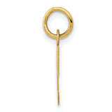 10k Yellow Gold Tau Cross Pendant, Saint Francis Religious Charm for Men and Women