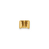 10K Yellow Gold Slide Pendant Bead No Stone Minimal
