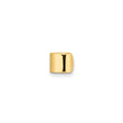 10k Yellow Gold Slide Pendant Bead, Smooth High Polish Finish, Plain Unisex Charm for DIY Necklace or Bracelet, Modern Spacer Jewelry Component, Blank Custom Gold Slider, No Symbol or Engraving