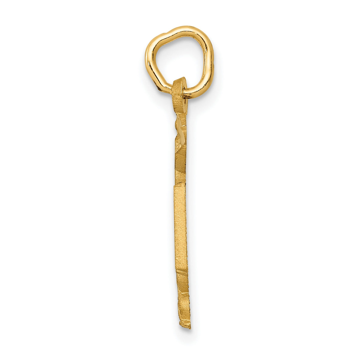 Nurse Charm Pendant in Real 10k Yellow Gold