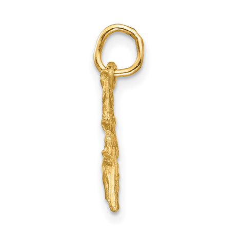 10k Yellow Gold Sagittarius Zodiac Pendant with Centaur Archer Design
