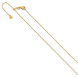 14K Yellow Gold 1 mm Polished Chain Necklace