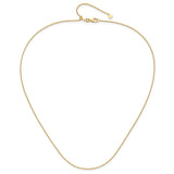 14K Yellow Gold 1.1 mm Polished Chain Necklace alternate angle