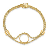 13 mm 14k Yellow Gold coin bezel for 13 mm Coin — additional image
