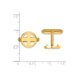 13 mm 14k Yellow Gold coin bezel for 13 mm Coin — size reference (ruler)