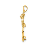 13 mm 14k Yellow Gold coin bezel for 13 mm Coin — alternate view