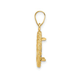 13 mm 14k Yellow Gold coin bezel for 13 mm Coin — alternate view