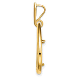 13 mm 14k Yellow Gold coin bezel for 13 mm Coin — alternate view