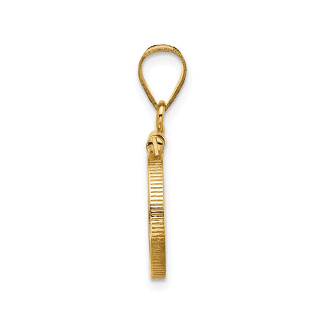 13 mm 14k Yellow Gold coin bezel for 13 mm Coin — alternate view