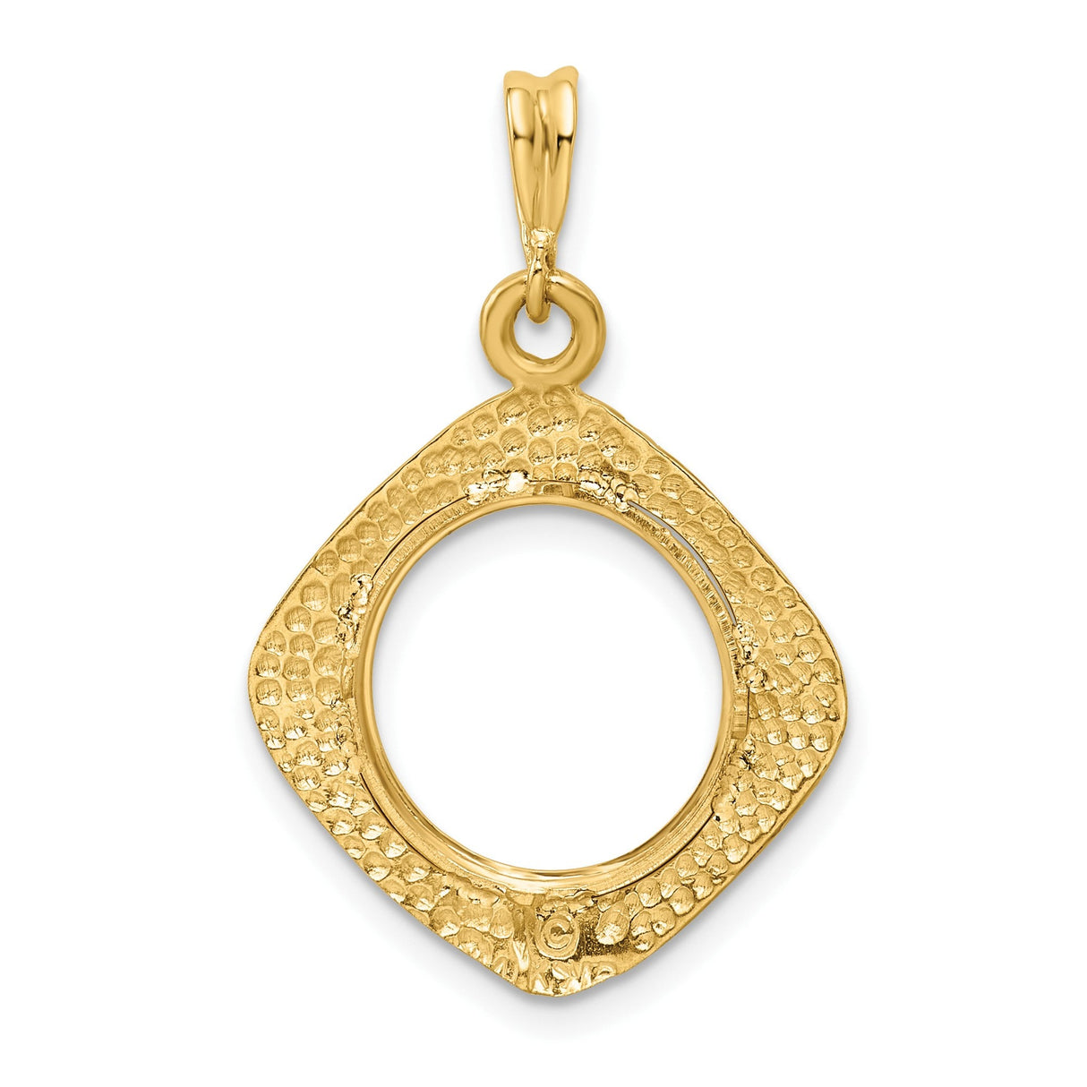 13 mm 14k Yellow Gold coin bezel for 13 mm Coin — additional image