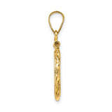 13 mm 14k Yellow Gold coin bezel for 13 mm Coin — alternate view