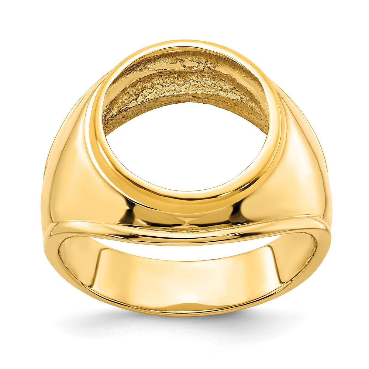 13 mm 14k Yellow Gold coin bezel for 13 mm Coin — additional image