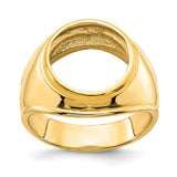 13 mm 14k Yellow Gold coin bezel for 13 mm Coin — additional image