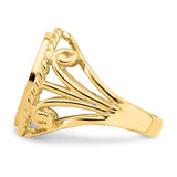 13 mm 14k Yellow Gold coin bezel for 13 mm Coin — additional image