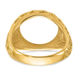 13 mm 14k Yellow Gold coin bezel for 13 mm Coin — additional image
