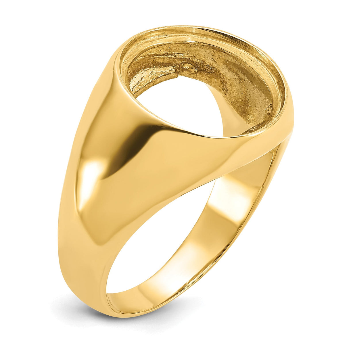 13 mm 14k Yellow Gold coin bezel for 13 mm Coin — additional image