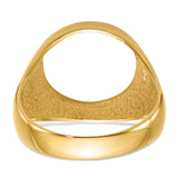 13 mm 14k Yellow Gold coin bezel for 13 mm Coin — additional image