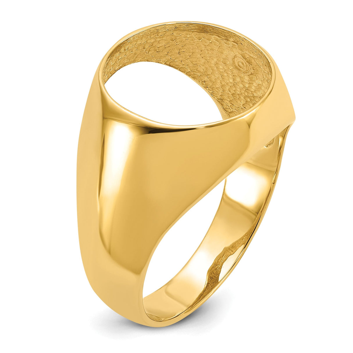 13 mm 14k Yellow Gold coin bezel for 13 mm Coin — additional image