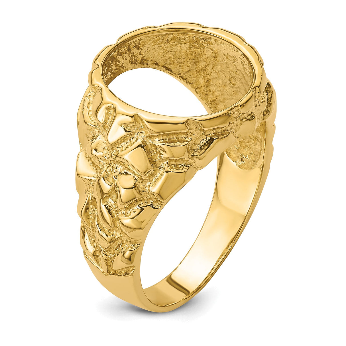 13 mm 14k Yellow Gold coin bezel for 13 mm Coin — additional image