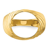 13 mm 14k Yellow Gold coin bezel for 13 mm Coin — additional image
