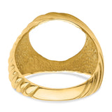 13 mm 14k Yellow Gold coin bezel for 13 mm Coin — additional image