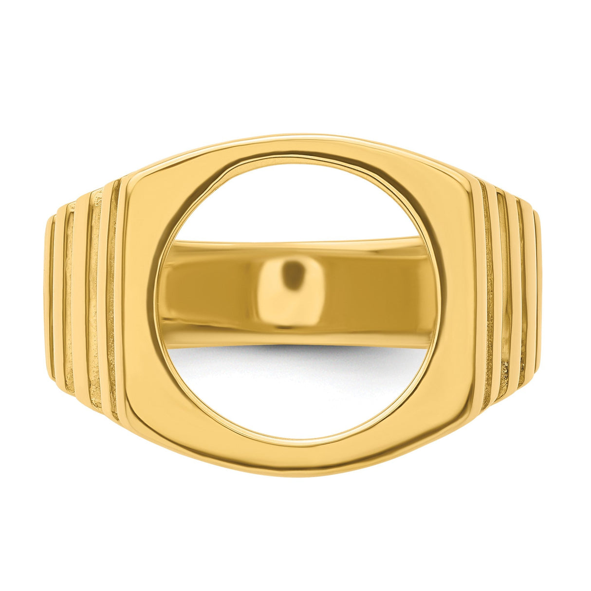 13 mm 14k Yellow Gold coin bezel for 13 mm Coin — additional image