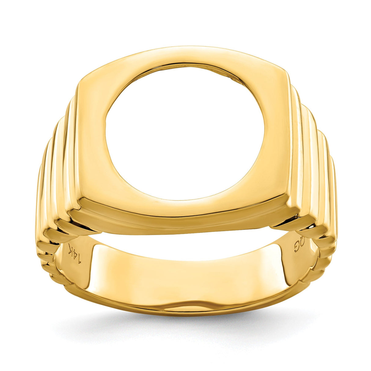 13 mm 14k Yellow Gold coin bezel for 13 mm Coin — additional image