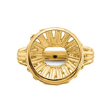 13 mm 14k Yellow Gold coin bezel for 13 mm Coin — additional image