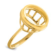 13 mm 14k Yellow Gold coin bezel for 13 mm Coin