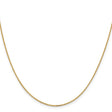 14K Yellow Gold 1.05 mm Polished Chain Necklace