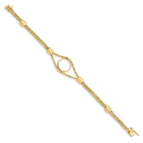 14 mm 14k Yellow Gold coin bezel for 14 mm Coin — alternate view