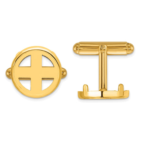 14 mm 14k Yellow Gold coin bezel for 14 mm Coin