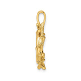 14 mm 14k Yellow Gold coin bezel for 14 mm Coin — alternate view