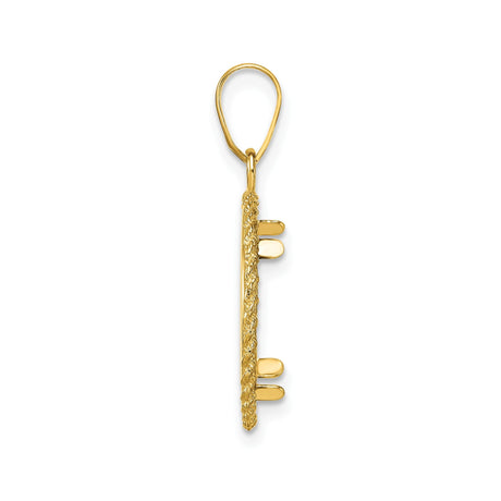 14 mm 14k Yellow Gold coin bezel for 14 mm Coin — alternate view