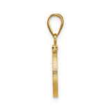 14 mm 14k Yellow Gold coin bezel for 14 mm Coin — alternate view