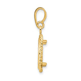14 mm 14k Yellow Gold coin bezel for 14 mm Coin — alternate view