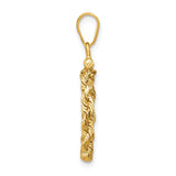 14 mm 14k Yellow Gold coin bezel for 14 mm Coin — alternate view