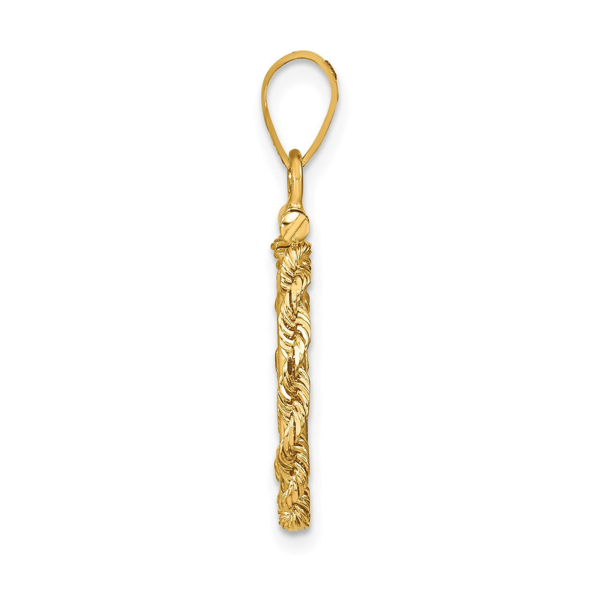 14 mm 14k Yellow Gold coin bezel for 14 mm Coin — alternate view